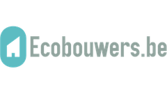 Logo van ecobouwers.be, platform waar De Bouwer lid van is